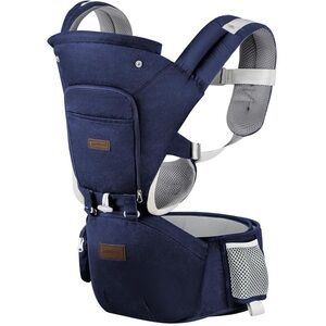 SOMITO Baby Holder Newborn to Toddler 6-in-1 Ergonomic Hip Support Seat Blue